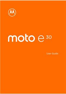 Motorola Moto E30 manual. Camera Instructions.